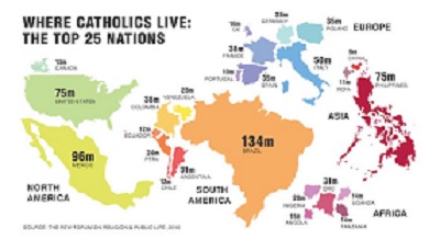 Catholic Population Map