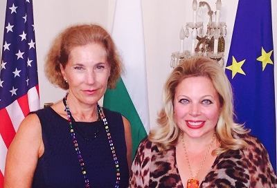 SPI CEO Edwina Rogers and HE Elena Poptodorova