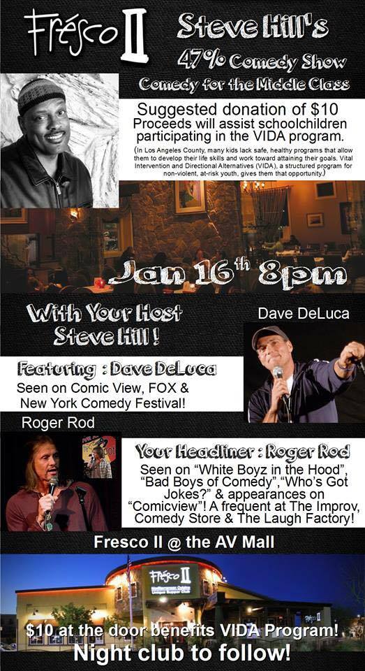 Steve Hill ticket. January comedy night event _n